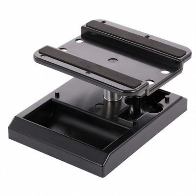 RC for Cars Tool Heightening Repair Rotate Station Work Stand Assembly Platform for 1/8 1/10 1/12 Scale Truck Craw 69HE - (Color: Black)