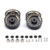 4PCS Brass Extended Wheel Hubs Counterweight 7MM Hex for RC Cars 1/24 Axial SCX24 90081 Deadbolt Upgrade Accessories view 2