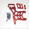 Baja 5b 5t 5sc Rear Aluminum Brake TOP Plate KIT red view 1