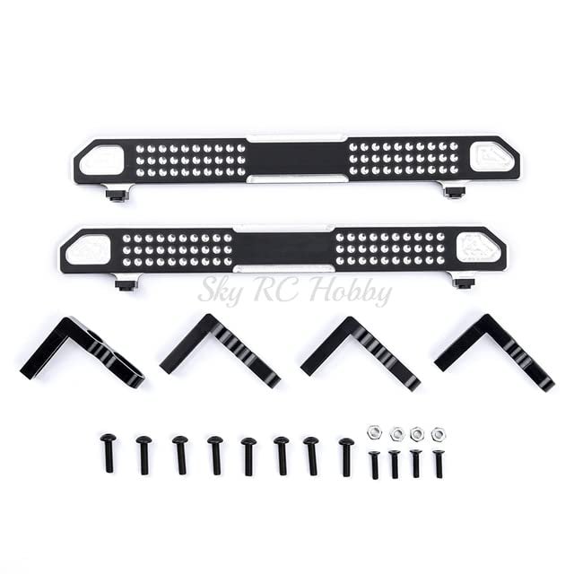 Aluminum Alloy Simulation Foot Pedal for RTX RTX-4 RTX4 1/10 Scale RC Crawler Upgraded Parts - 2PCS - (Color: Foot Pedal)