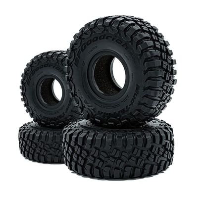 4PCS 117X47MM Wheel Tires 1.9 Inch Rubber Tyre for 1/10 RC Crawler RTX4 Axial SCX10 AXI03007 90046 - (Color: 4pcs, CN)