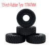 4PCS 117X47MM Wheel Tires 1.9 Inch Rubber Tyre for 1/10 RC Crawler RTX4 Axial SCX10 AXI03007 90046 - (Color: 4pcs, CN) view 4