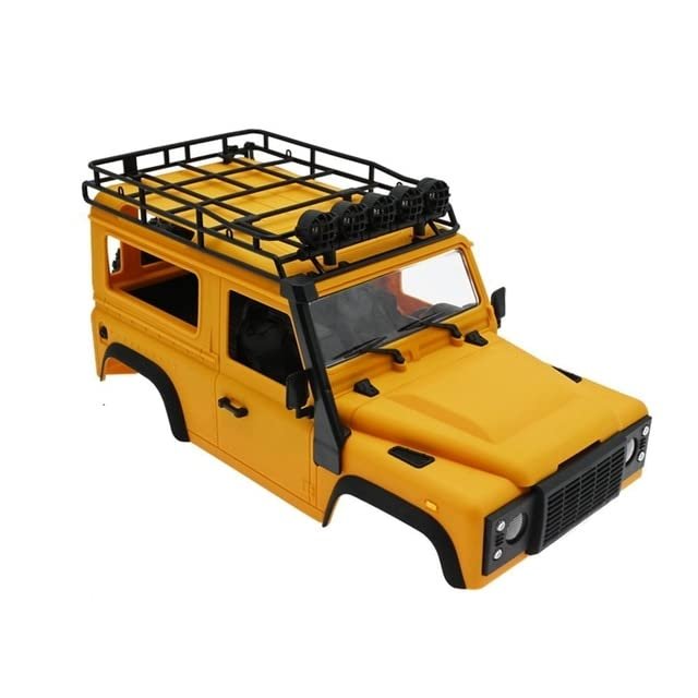 for MN 1/12 Climbing Car D90 Guardian MN98 Pickup Truck Shell Case Modified Parts - (Color: Yellow)