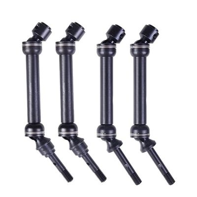 4 PCS Black Drive Shaft for TRAXS 1/10Slash 4X4 SLA017 SLA018 Remote Control Racing Accessories - (Color: Black)