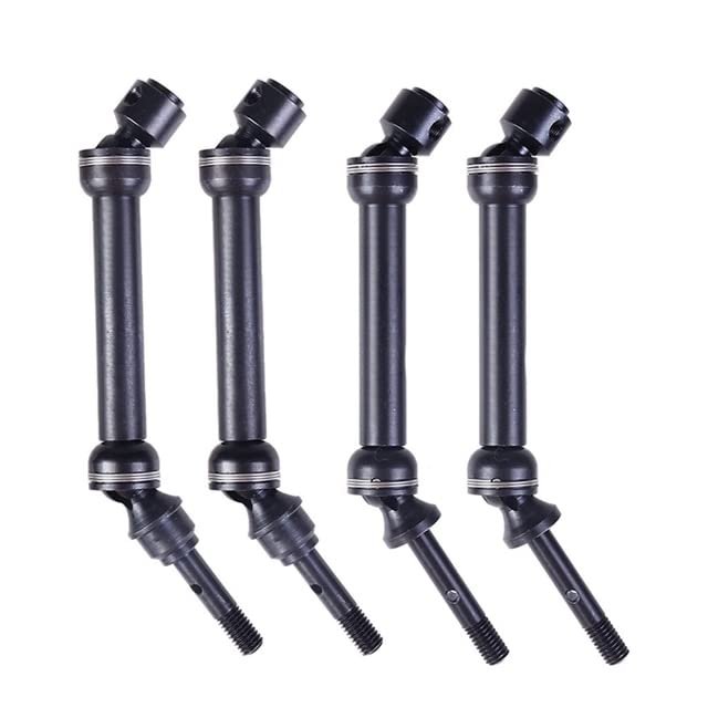 4 PCS Black Drive Shaft for TRAXS 1/10Slash 4X4 SLA017 SLA018 Remote Control Racing Accessories - (Color: Black)