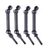 4 PCS Black Drive Shaft for TRAXS 1/10Slash 4X4 SLA017 SLA018 Remote Control Racing Accessories - (Color: Black) view 2