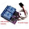 Aircraft Model Relay Module PWM Navigation Light Remote Control 1CH Dual-Way Electronic On-Off Switch 10A for RC 5V Receiver view 3