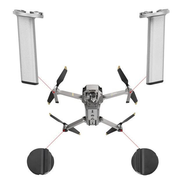 for Mavic Gear Arm Rear/Right Parts Platinum Front Left Landing Pro Helicopter Crazy Ball Level 2| | - - (Color: Silver, CN)