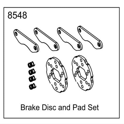 ZD Racing EX07 Accessories Super Sports car 1/7 Original Accessories 8548 Brake
