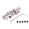 2Set Rc Double Universal Joint Cardan Joint Gimbal Couplings with Screw,10X10mm & 6X6mm| | - - (Color: Silver) view 4
