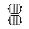 for 1/10 RTX4 G63 G500 Simulation Climbing Car Headlight Metal Mesh Cover Accessories - (Color: Black) view 4