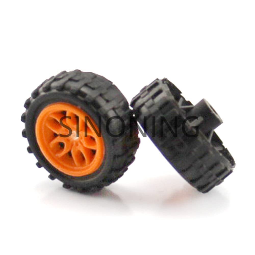 2pcs 2 * 18mm Plastic Wheel Mini Wheel DIY Electronic Suite Wheel Technology Production