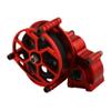 Full Metal Assembled Transmission Gearbox for Axial SCX10 I II AX10 1/10 RC Crawler Car Upgrades Part Accessories,Red view 3