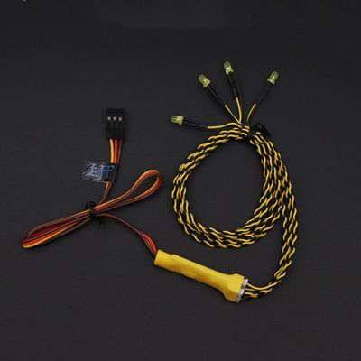 1pc Linkage Light F3 Steering 4LED Beads Left&Right Turn Signal Lighting Headlight DC 5-8V for RC DIY Model Climbing Drift Car