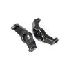 Brass Steering Block Caster Block Axle Cover Steering Link Black Accessories for TRAXS RTX4M RTX-4M 1/18 - (Color: Black) view 3