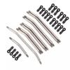 10PCS Metal Linkage with Plastic Link Rod End 313mm Wheelbase for 1/10 RC Crawler Axial SCX10 II 90046 Upgrade Part - (Color: 313mm) view 1