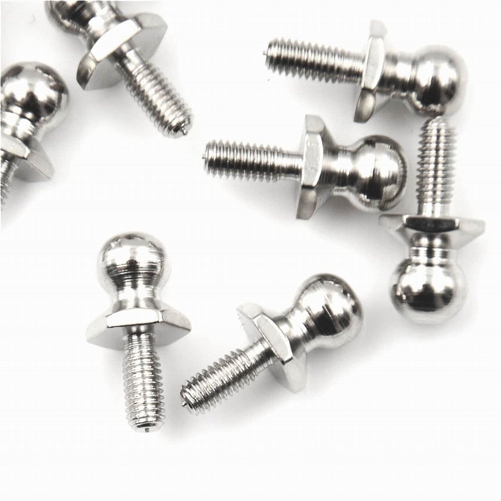 12pcs 02038 HSP Ball Head Screw for RC 1/10 Model Car Buggy 94122 94123 94106 94166 94111 94122 94123 94124 94166 94170 94188