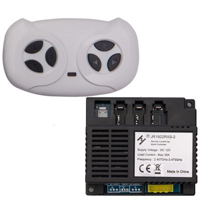 JR1922RXS-2 12V Kids Powered Ride on car 2.4G Bluetooth Remote Control and Receiver Kit Controller Control Box Accessories for Children Electric Ride On Car Replacement Parts