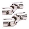2Set Rc Double Universal Joint Cardan Joint Gimbal Couplings with Screw,10X10mm & 8X8mm| | - - (Color: Silver) view 1