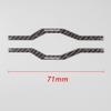 1/24 RC Crawler Car Upgrade Parts Carbon Fiber Extension Chassis Frame Rails for Axial SCX24 90081 AXI00001 AXI00002 - (Color: 2PCS) view 4