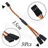18Pcs 3-Pin JR Servo Extension Cable,1 JR Male to 2/3 Female JR Y Harness Servo Cable & 3.93" 5.9" 11.8" JR Extension Wire view 2