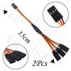 18Pcs 3-Pin JR Servo Extension Cable,1 JR Male to 2/3 Female JR Y Harness Servo Cable & 3.93" 5.9" 11.8" JR Extension Wire view 3