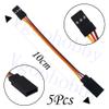 18Pcs 3-Pin JR Servo Extension Cable,1 JR Male to 2/3 Female JR Y Harness Servo Cable & 3.93" 5.9" 11.8" JR Extension Wire view 4
