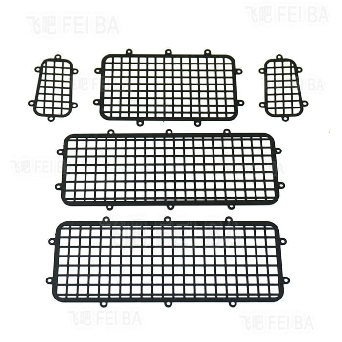 1/10 Crawler Metal Upgrade Window Mesh Protective Net for TRAXS1/10 RTX-4