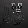 CNC Rear Wheel Wire Brake Cable Brake kit for 1/5 hpi rovan km Baja 5b RC CAR Parts view 1