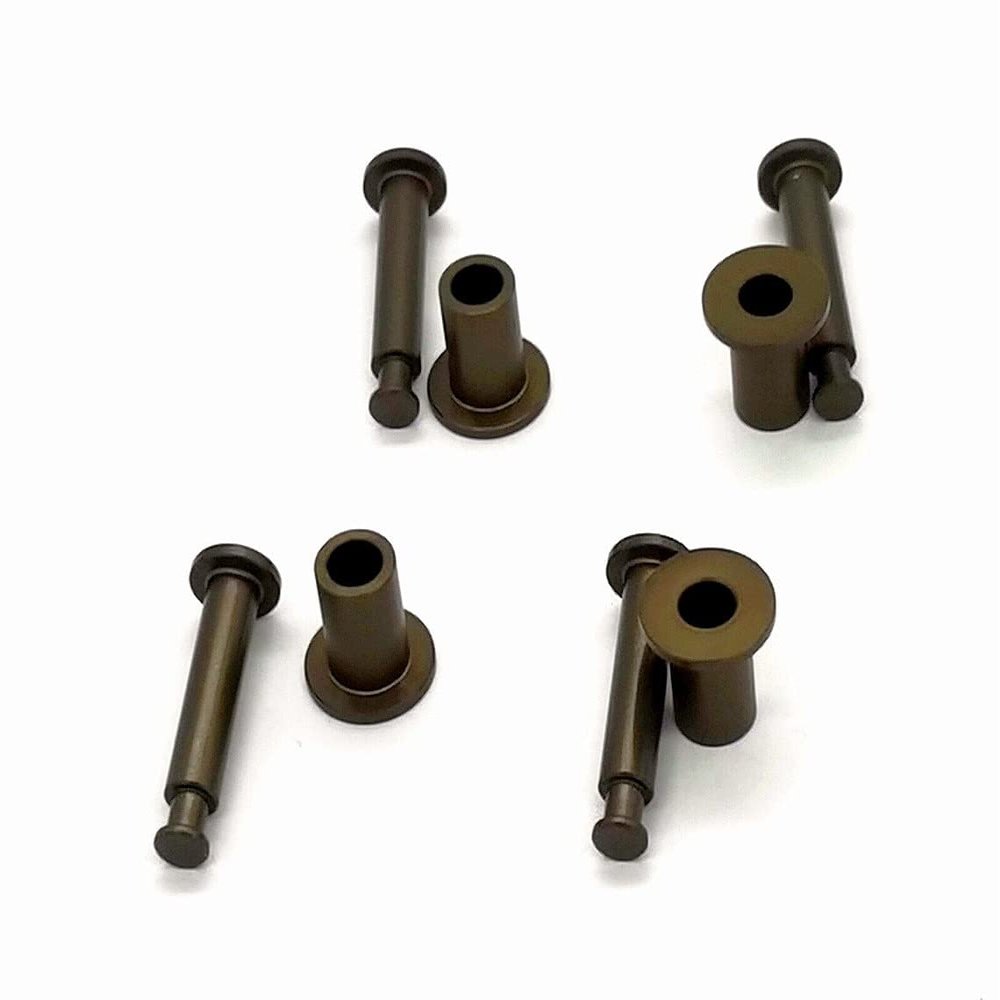 GVM 7075 Aluminum Front King Pins Arm Bushings for Losi 5T 5IVE-T 2.0 1/5 LOSB2074 RC Parts