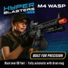 HyperBlasters M4 Wasp Gel Ball Blaster with 1000 Round Capacity Ammo Drum  Splatter Ball Blaster Includes 50,000 Planet Friendly No- Stain Beads- Fun and Exciting Electric Orby Blaster view 2