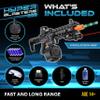 HyperBlasters M4 Wasp Gel Ball Blaster with 1000 Round Capacity Ammo Drum  Splatter Ball Blaster Includes 50,000 Planet Friendly No- Stain Beads- Fun and Exciting Electric Orby Blaster view 3