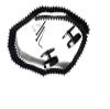 Accessory for Tank Chassis Including 1cs Plastic Track + 2pcs Bearing Wheel + srew Tool for Tracked Model - (Color: Black) view 2
