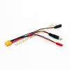 XT60 to JST, FUTABA, Glow Plug 22AWG Soft Silicone Wier L=150mm view 1