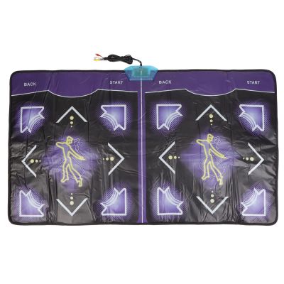 Dance Mat, Double Dancing Pad with Handle, Includes 100 Dance Songs, 60 Games, with a 512MB Memory Card, for Children and Adults for Home Use