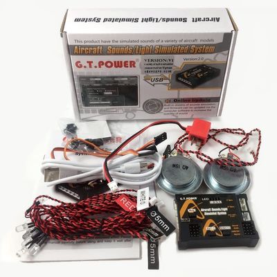 G.t.Power Aircraft Simulated Sounds Light System V1 for Rc Airplane - Parts & Accs -