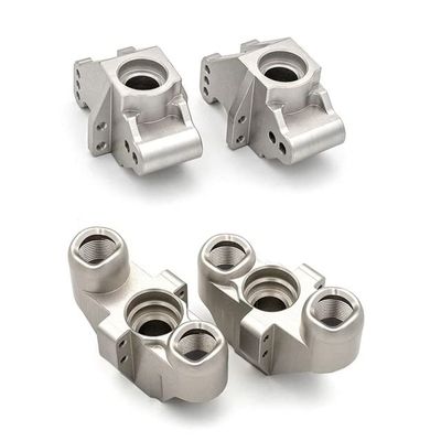 1 Set Metal Front Steering Blocks Rear Upright Hub Carrier Accessories for Team Corally Kronos XP 6S XTR 1/8 RC Car| | - - (Color: Grey)