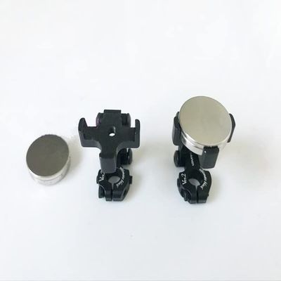 Drift Climbing Shell Column Metal Cylinder Metal Invisible Shell Column with Magnet/2pcs Universal - (Color: Black)