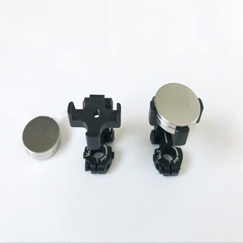 Drift Climbing Shell Column Metal Cylinder Metal Invisible Shell Column with Magnet/2pcs Universal - (Color: Black)