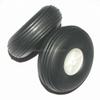 D101.6*Dia 5.1*H31mm Ultra Light High Flexibility Rubber PU Wheel & Plastic Hub RC Scale Model Airplane Landing Gear Parts view 1