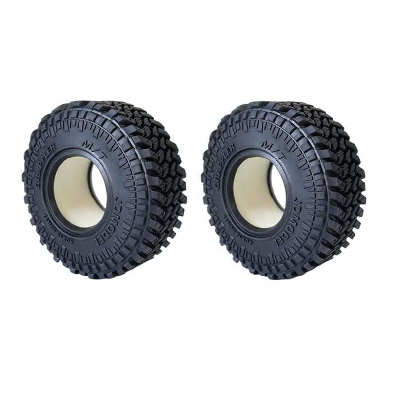 2PCS Diameter 133mm Width 47mm Buggy Climbing Tire with Sponge Liner Off-Road Wheel Tyre for RC Simulated Model Scale Car
