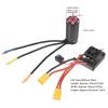 Brushless Motor ESC Combo Set, 1450KV Brushless Motor MAX6 160A 8S ESC Combo Set for 1/7 1/8 Series 6S RC Car view 2