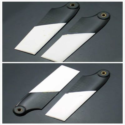 2Pairs Tarot 76mm Carbon Fiber Tail Blade for Align trex 500 RC Helicopter