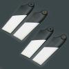 2Pairs Tarot 76mm Carbon Fiber Tail Blade for Align trex 500 RC Helicopter view 2