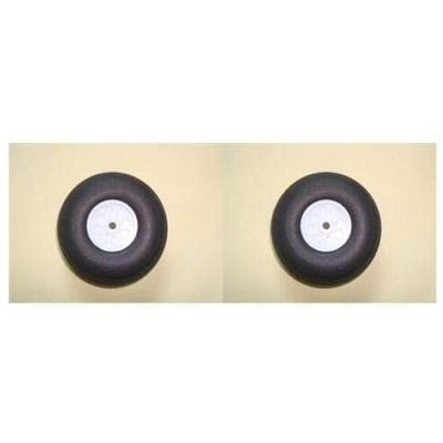 2X Rc Eva Rubber Landing Pu Wheel 1.75inch 45mm Dia 45pack Fly 3D Airpalne Aircraft - Parts & Accs -