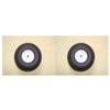 2X Rc Eva Rubber Landing Pu Wheel 1.75inch 45mm Dia 45pack Fly 3D Airpalne Aircraft - Parts & Accs - view 1