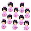 ABOOFAN 30 Pcs Little Girl in Kimono Miniature Fairies Desk Topper Japanese Doll Decor Mini Kimono Doll Statue Traditional s Girl Resin Household Russia view 4