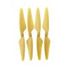 20PCS for HBSAN H501s H501A H501C H501M H501S W H501S pro MJX B3 Bugs 3 B3H Bugs 3H F17 F100 Drone Propellers Gold view 3