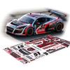 1/10 Audii R8 Clear Body with Decal Wings 200mm view 1