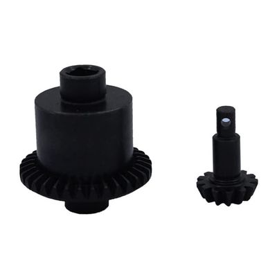 Zamiennik dla 1/18 Capra Utb18 may koza Most zb stalowy zb zdalnego sterowania samochodw wspinaczkowy Upgrade - (Color: Black)